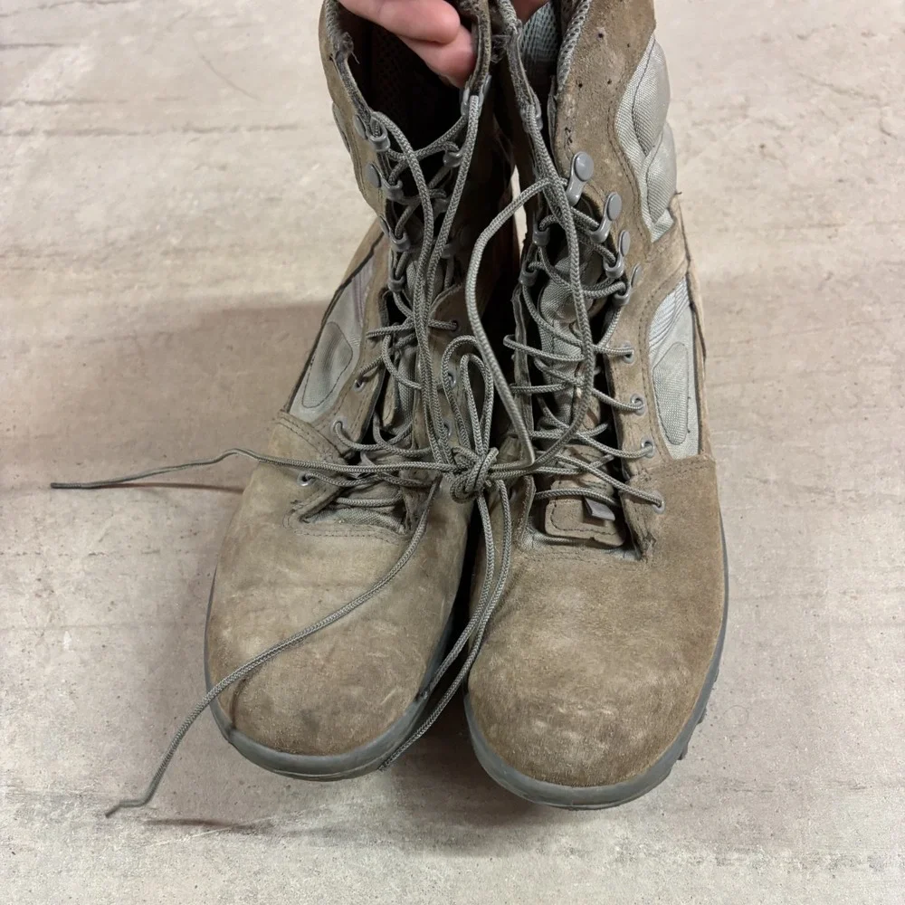 Altama 8588 Tactical Assault Combat Boot Men's 12.5R Green Brown Shia LaBeouf